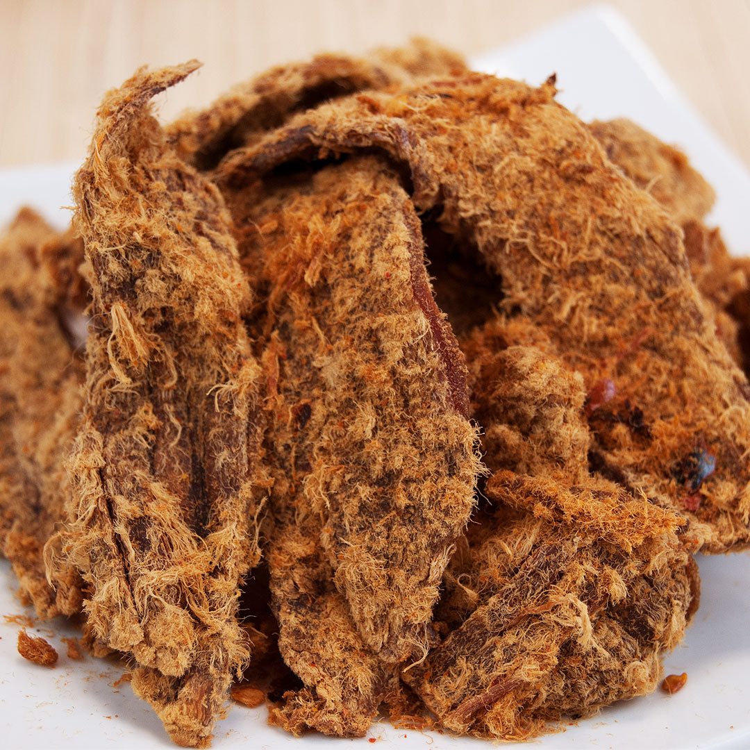 HOT FLAVORED BEEF JERKY 中國牛肉干 辣味-Chinese Brand Beef Jerky