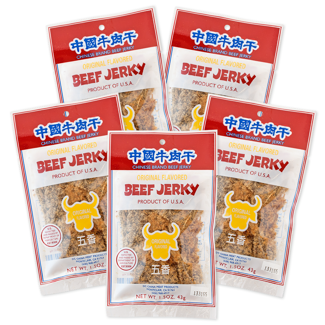 ORIGINAL FLAVORED BEEF JERKY 中國牛肉干 原味-Chinese Brand Beef Jerky