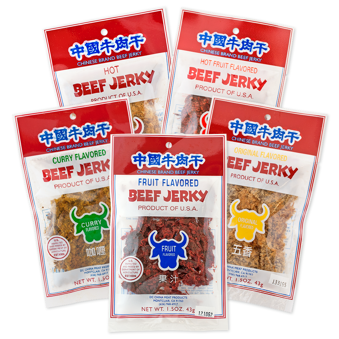 SAMPLER PACK 中國牛肉干 五種口味體驗包-Chinese Brand Beef Jerky
